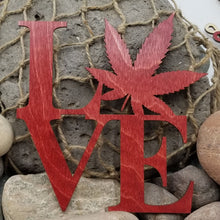 Load image into Gallery viewer, "Love Pot" Weed Marijuana Leaf Wall Hanging Decor USA
