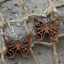 Load image into Gallery viewer, "Butterfly" Boho Dangle Earrings