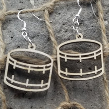 Load image into Gallery viewer, "Drum" Shaped Musical Instruments Dangle Earrings