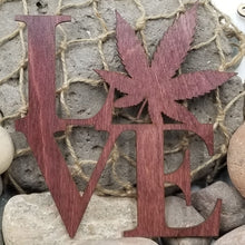 Load image into Gallery viewer, "Love Pot" Weed Marijuana Leaf Wall Hanging Decor USA