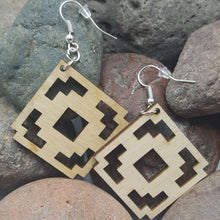 Load image into Gallery viewer, Aztec Southwestern Style Boho Dangle Earrings