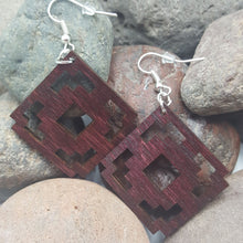 Load image into Gallery viewer, Aztec Southwestern Style Boho Dangle Earrings