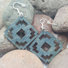 Load image into Gallery viewer, Aztec Southwestern Style Boho Dangle Earrings