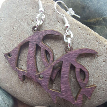 Load image into Gallery viewer, "Fish" Sea Life Dangle Wire Earrings