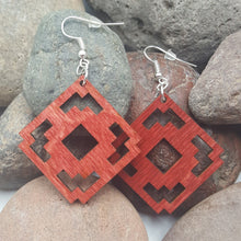 Load image into Gallery viewer, Aztec Southwestern Style Boho Dangle Earrings