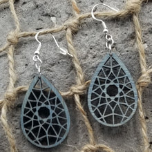Load image into Gallery viewer, "Dreamcatcher" Teardrop Dangle Earrings