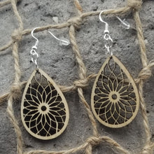 Load image into Gallery viewer, Boho "Sunflower" Teardrop Dangle Earrings