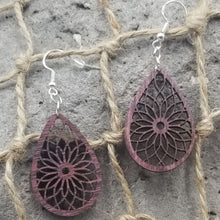 Load image into Gallery viewer, Boho "Sunflower" Teardrop Dangle Earrings