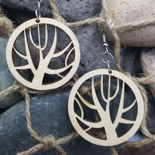 Load image into Gallery viewer, "Tree of Life - Cactus" Style Dangle Earrings