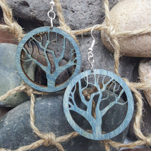 Load image into Gallery viewer, "Tree of Life" Style 2 Dangle Earrings