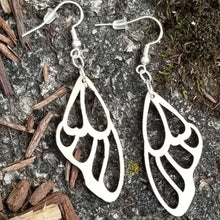 Load image into Gallery viewer, &quot;Butterfly Wings&quot; Style  Boho Dangle Wood Earrings
