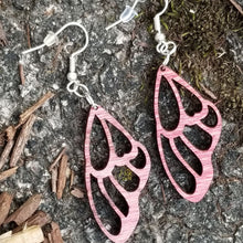 Load image into Gallery viewer, &quot;Butterfly Wings&quot; Style  Boho Dangle Wood Earrings
