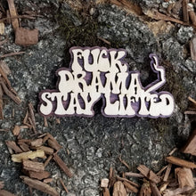 Load image into Gallery viewer, &quot;Fuck Drama Stay Lifted&quot; Marijuana Smoking Refrigerator Magnet - USA
