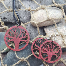 Load image into Gallery viewer, Tree of Life Earrings &amp; Necklace Set
