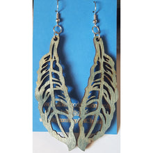 Load image into Gallery viewer, &quot;Feather&quot; Dangle Earrings Large Boho
