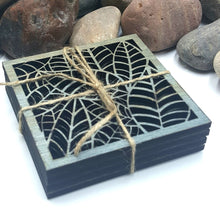 Load image into Gallery viewer, &quot;Fern Leaf&#39;s&quot; Design Table or Bar Coasters
