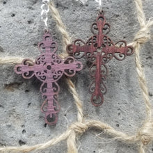 Load image into Gallery viewer, &quot;Cross&quot; Detail Style Dangle Earrings
