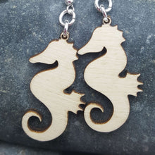 Load image into Gallery viewer, &quot;Seahorse&quot; Sea of Life Small Style 1 Dangle Earrings
