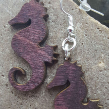 Load image into Gallery viewer, &quot;Seahorse&quot; Sea of Life Small Style 1 Dangle Earrings
