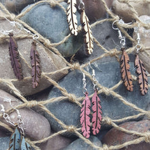 Load image into Gallery viewer, &quot;Feather&quot; Dangle Earrings Boho: Small Style 3
