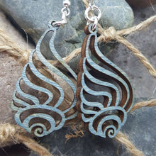 Load image into Gallery viewer, &quot;Sea Shell&quot; Dangle Wire Earrings
