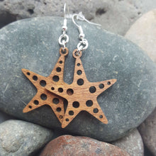Load image into Gallery viewer, &quot;Star or Starfish&quot; Dangle Wire Earrings
