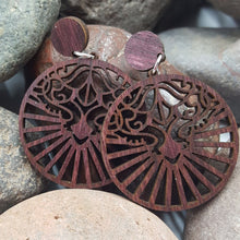 Load image into Gallery viewer, &quot;Sunray Medallion&quot; Stud Earrings
