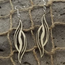 Load image into Gallery viewer, &quot;Long Modern Curves&quot; Dangle Style Earrings
