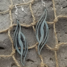 Load image into Gallery viewer, &quot;Long Modern Curves&quot; Dangle Style Earrings
